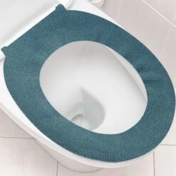 Unique Bargains Stretchable Thicker Toilet Seat Cover Pad Lid Bathroom Warmer Soft Washable Reusable 4 Colors 4 Pcs -Bathroom Products Store GUEST 53039148 a974 447e 80c1 275f4766cfd4