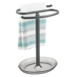 MDesign Fingertip Towel Holder/Tray For Bath Vanity Countertops -Bathroom Products Store GUEST 54f40cec 1adc 462c 9eb0 bcfa20c2e04e