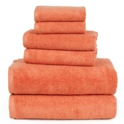 6pc Solid Bath Towels And Washcloths - Yorkshire Home -Bathroom Products Store GUEST 56bebc34 f041 4599 85bd 2945e7dc6b8c