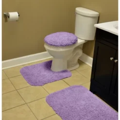 3pc Jazz Shaggy Washable Nylon Bath Rug Set - Garland -Bathroom Products Store GUEST 576c9629 1fc7 428e b091 32c08090b7c4