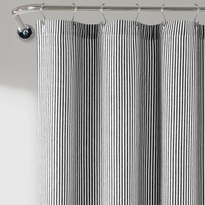 72"x72" Farmhouse Vintage Striped Yarn Dyed Cotton Shower Curtain - Lush Décor 72"x72" Farmhouse Vintage Striped Yarn Dyed Cotton Shower Curtain - Lush Décor -Bathroom Products Store GUEST 57aec388 9bdf 412a a643 a266cdf95c73