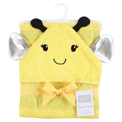 Hudson Baby Unisex Baby Cotton Animal Face Hooded Towel, Yellow Bee, One Size Hudson Baby Unisex Baby Cotton Animal Face Hooded Towel, Yellow Bee, One Size -Bathroom Products Store GUEST 582f795e 776a 4854 9520 7d2988684c32