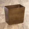MDesign Trash Can Wastebasket, Garbage Container Bin - Bamboo Veneer -Bathroom Products Store GUEST 584009f8 2309 4668 98ff 10bd31ff97f9