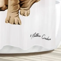 Fan Dog Shower Curtain - Allure Home Creations -Bathroom Products Store GUEST 5b92ab96 0c34 4af1 ad1b 8c5bbb55cd8c