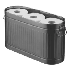 MDesign Decorative Metal Toilet Paper Stand With Storage For 6 Rolls -Bathroom Products Store GUEST 5c17eea0 bedb 4fa5 89d3 e4d8568ce876