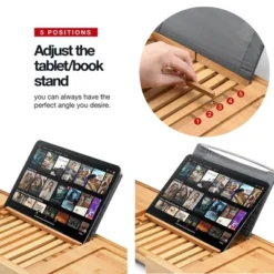 Bathtub Caddy - Foldable Expandable Size, Fits Most Tubs Waterproof Bathtub Tray & Caddy Tray Holder For Wine Glass, Book, Soap, Phone - Homeitusa 5 Bathtub Caddy - Foldable Expandable Size, Fits Most Tubs Waterproof Bathtub Tray & Caddy Tray Holder For Wine Glass, Book, Soap, Phone - Homeitusa -Bathroom Products Store GUEST 5c58ff57 5b26 421f 8efe 565759b48f2f