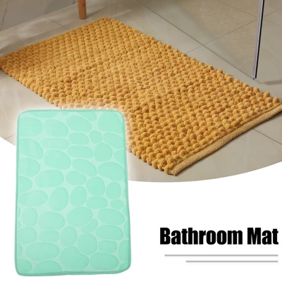 Unique Bargains Bathroom Rugs Polyester Bath Mat Machine Washable Green Cobblestone Pattern 23.62"x15.75" Unique Bargains Bathroom Rugs Polyester Bath Mat Machine Washable Green Cobblestone Pattern 23.62"x15.75" -Bathroom Products Store GUEST 5e853e24 8cf0 4262 90a8 86d562399dd2