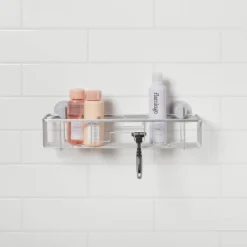 Rustproof Suction Long Basket Aluminum - Made By Design™