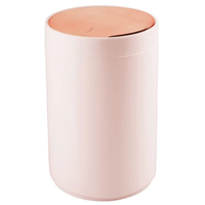 mDesign Plastic Small Round Trash Can Wastebasket, Swing Lid MDesign Plastic Small Round Trash Can Wastebasket, Swing Lid -Bathroom Products Store GUEST 5eef7d3d d7e9 4ba9 8bfc d1e738155083