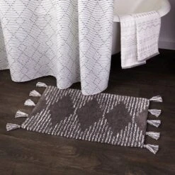 20"x30" Geo Diamonds Bath Rug Gray - SKL Home -Bathroom Products Store GUEST 60efeb3e ad64 4610 8b0e f0f90100bc2c