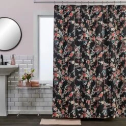 Vern Yip Floral Lanterns Fabric Shower Curtain - SKL Home -Bathroom Products Store GUEST 612ccd75 51ad 4faf 9eae 42a87c7ff045