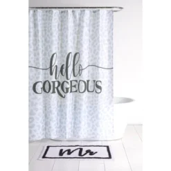 Shiraleah "Mr." White Rectangle Bath Rug -Bathroom Products Store GUEST 615a167a 0de1 4258 8b8c a4738533dabb