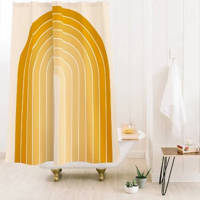 Colour Poems Gradient Arch XXV Shower Curtain Yellow - Deny Designs Colour Poems Gradient Arch XXV Shower Curtain Yellow - Deny Designs -Bathroom Products Store GUEST 62fc67d4 8670 4a56 9c12 2ba89df56141