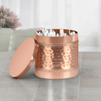 Stainless Steel Bathroom Vanity Countertop Storage Organizer Canister Jar Copper - Nu Steel Stainless Steel Bathroom Vanity Countertop Storage Organizer Canister Jar Copper - Nu Steel -Bathroom Products Store GUEST 63bc52ba b1d3 419e a824 783ffdb09a42