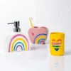 3pc Rainbow Hearts Bathroom Accessories Set - Allure Home Creations -Bathroom Products Store GUEST 646a858f 2d39 428d 8736 09a7ff1a6f50
