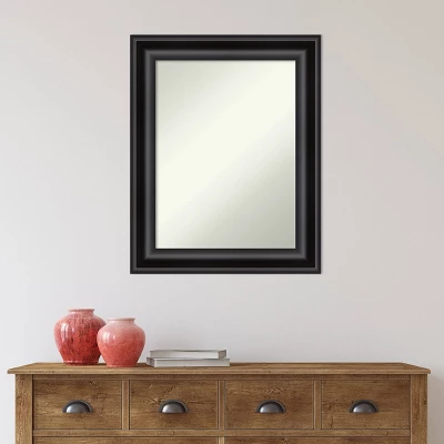 24" x 30" Non-Beveled Grand Bathroom Wall Mirror Black - Amanti Art 24" X 30" Non-Beveled Grand Bathroom Wall Mirror Black - Amanti Art -Bathroom Products Store GUEST 65e25c77 651c 4bad bdc8 f34feadbe25f