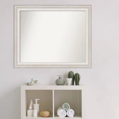 33" x 27" Non-Beveled Trio White Wash Silver Bathroom Wall Mirror - Amanti Art 33" X 27" Non-Beveled Trio White Wash Silver Bathroom Wall Mirror - Amanti Art -Bathroom Products Store GUEST 668bb717 9cd6 40ba b8e7 3ee2ca7cf9bb