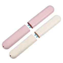 Unique Bargains Toothbrush Travel Case Traveling PP Portable Toothbrush Holders Cases For Travel Business Beige Pink 8.07''x1.22''x0.83'' -Bathroom Products Store GUEST 67a5eb7a 0061 40e5 9fdc b9e83382f940