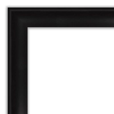 30" x 30" Non-Beveled Grand Narrow Bathroom Wall Mirror Black - Amanti Art 30" X 30" Non-Beveled Grand Narrow Bathroom Wall Mirror Black - Amanti Art -Bathroom Products Store GUEST 67ce99bc 7381 4dee 8caf e5b36c35f586