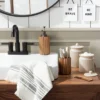 Multistripe Bath Towels Cream/Gray - Hearth & Hand™ With Magnolia