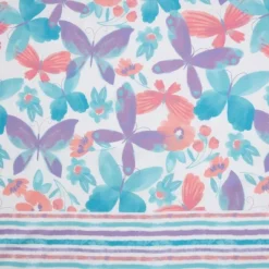 Kate Aurora Montauk Accents Complete 5 Piece Juvi Butterfly Themed Fabric Shower Curtain Bathroom Set -Bathroom Products Store GUEST 688b608f 945c 43e3 856d fffe6a30687f