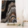 Elegant Marble Shower Curtain Black/Gold - Deny Designs -Bathroom Products Store GUEST 6aff73d3 4cc5 4645 b674 abe57b2cea75