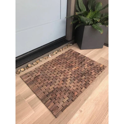 27.9"X19.5" Teak Bath Mat Mocha Brown - Hip-o Modern Living 27.9"X19.5" Teak Bath Mat Mocha Brown - Hip-o Modern Living -Bathroom Products Store GUEST 6cd77aed 2c52 4e80 881e 4a88eabf85b5