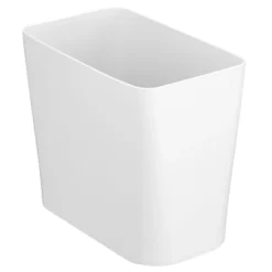 MDesign Rectangular Trash Can Wastebasket, Garbage Bin - Plastic -Bathroom Products Store GUEST 6eeb939a dc1b 4ace 8f0b 533f9696a036