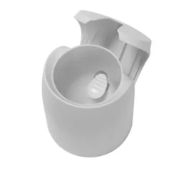 Toilet Brush & Holder With Self Closing Lid With Soft Bristles White - Bath Bliss -Bathroom Products Store GUEST 72336203 1bbe 457e 9c1b 20ed6369c00f