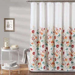 72"x72" Clarissa Floral Shower Curtain - Lush Décor -Bathroom Products Store GUEST 72606584 99f7 4062 bc51 78b9f9c03664