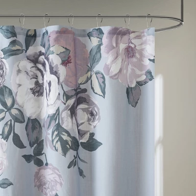 Colissa Cotton Floral Printed Shower Curtain Colissa Cotton Floral Printed Shower Curtain -Bathroom Products Store GUEST 72f5dd17 8ddb 489a 9b6d 6ce86207dd44