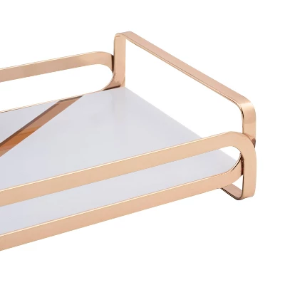 12"x6" Block Print Vanity Tray Gold - Home Details 12"x6" Block Print Vanity Tray Gold - Home Details -Bathroom Products Store GUEST 74789be6 3a23 4c9b ac8a 9ce9b79b2e1e