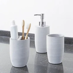 3pc Spa Bath Accessories Set Gray - 88 Main -Bathroom Products Store GUEST 74b1ad93 a51f 4aa3 aebf bace797f809d