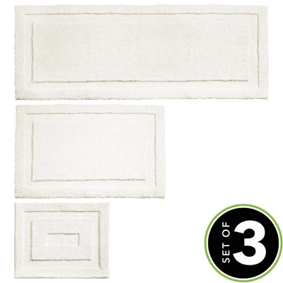 mDesign Microfiber Polyester Bathroom Spa Mat Rugs/Runner, Set of 3 MDesign Microfiber Polyester Bathroom Spa Mat Rugs/Runner, Set Of 3 -Bathroom Products Store GUEST 760f8b06 a594 4c5c 9e60 d3bbda9febf1