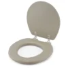 J&V Textiles Embroidered Soft Round Toilet Seat With Easy Clean & Change Hinge, Padded -Bathroom Products Store GUEST 7774c910 6122 4636 8ff0 bb06a7ad98f0