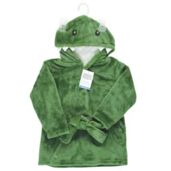 Hudson Baby Infant Boy Plush Pool And Beach Robe Cover-ups, Dinosaur