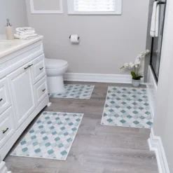 3 Piece Bathroom Rugs Set - Non-Slip Ultra Thin Bath Rugs For Bathroom Floor -Bathroom Products Store GUEST 779edb13 4285 4559 8e8f 144f63fe3623