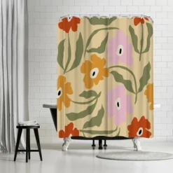 Americanflat 71x74 Floral & Botanical Shower Curtain By Miho Art Studio -Bathroom Products Store GUEST 77d0fc4b 7e47 49b6 88ba aa88f80fb3c4