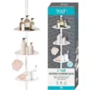 J&V TEXTILES Rustproof Shower Caddy Corner For Bathroom,Bathtub Storage Organizer For Shampoo Accessories,3 Or 4 Tier Adjustable Shelves With Tension Pole,Up To 8 Feet 2 J&V TEXTILES Rustproof Shower Caddy Corner For Bathroom,Bathtub Storage Organizer For Shampoo Accessories,3 Or 4 Tier Adjustable Shelves With Tension Pole,Up To 8 Feet -Bathroom Products Store GUEST 79611603 71b0 413b ade3 b14a9b16ca5a