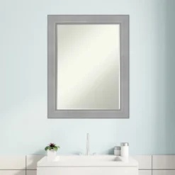 Amanti Art Vista Brushed Nickel Petite Bevel Bathroom Wall Mirror 28.25 X 22.25 In. 6 Amanti Art Vista Brushed Nickel Petite Bevel Bathroom Wall Mirror 28.25 X 22.25 In. -Bathroom Products Store GUEST 7ac538bd e3b8 4c71 9418 744812d84c61