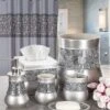 Creative Scents Brushed Nickel 6 Piece Bathroom Accessories Set -Bathroom Products Store GUEST 7d664723 f0c2 45d5 949d 753d9deb90e4