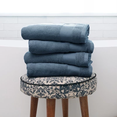 Set Of 4 Bath Towels, 100% Super Plush Premium Cotton - Becky Cameron Set Of 4 Bath Towels, 100% Super Plush Premium Cotton - Becky Cameron -Bathroom Products Store GUEST 7e7bec78 b4fb 4535 b836 9772636943db
