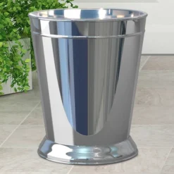 Decorative Bathroom Wastebasket Stainless Steel - Nu Steel -Bathroom Products Store GUEST 7e983f7b 0849 454d 9d9d 5e90fab2083e