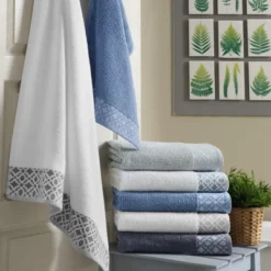 Market & Place Turkish Cotton Luxury 6-Piece Bath Towel Set -Bathroom Products Store GUEST 7f66135e 191e 44ca b086 849122535d1c