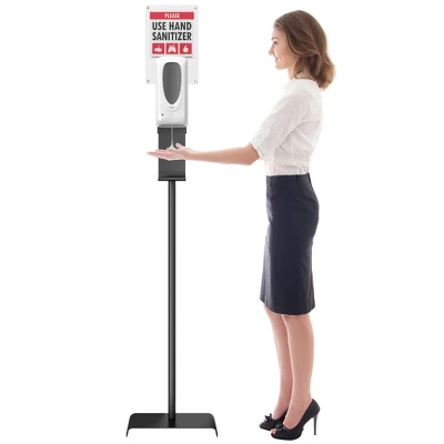 iTouchless Sensor Sanitizer Dispenser with Floor Stand, 1000 ml Capacity, White ITouchless Sensor Sanitizer Dispenser With Floor Stand, 1000 Ml Capacity, White -Bathroom Products Store GUEST 7f9cc1de 230b 4ec9 a17c bf79fd5ca589