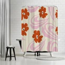 Americanflat 71x74 Floral & Botanical Shower Curtain By Miho Art Studio -Bathroom Products Store GUEST 7f9fffe1 1756 4ec4 a43d 1a6db86d57e0