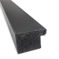 20" X 26" Non-Beveled Grace Narrow Bathroom Wall Mirror Brushed Metallic Black - Amanti Art