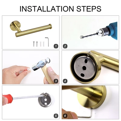 Unique Bargains Bathroom Rustproof Stainless Steel Brushed Fixed Toilet Paper Holders Unique Bargains Bathroom Rustproof Stainless Steel Brushed Fixed Toilet Paper Holders -Bathroom Products Store GUEST 809db5ad 0ed4 425c 9643 a920fb09536d