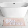 Shiraleah "Get Naked" Pink Bath Rug