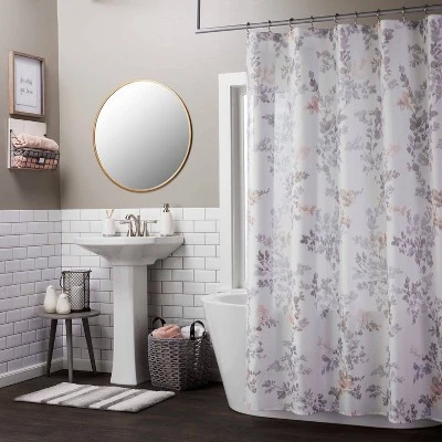 Greenhouse Leaves Fabric Shower Curtain Light Gray - SKL Home Greenhouse Leaves Fabric Shower Curtain Light Gray - SKL Home -Bathroom Products Store GUEST 8319ff95 ecca 4296 9aca 12236da7849c